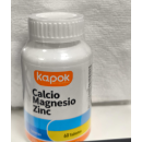 Calcio Magnesio Magnesio Zinc