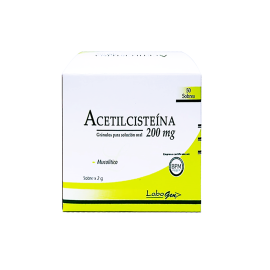 Acetilciteina 200 Mg Granulos P Soluc. X 50 Sobre