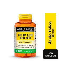 Acido Folico 800 Mcg X 100 Tab