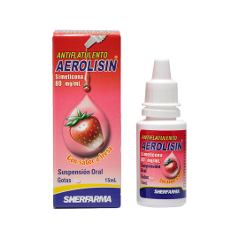Aerolisin 80 Mg Ml Sabor Fresa Sup Oral X15 Ml Gotas