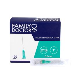 Aguja Hipodermica 21G X 1 Caja X 100