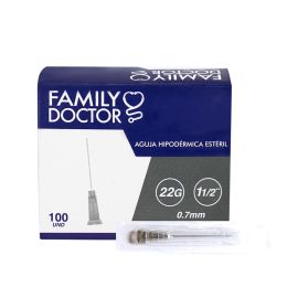 Aguja Hipodermica 22G X 1 1 /2 Caja X 100