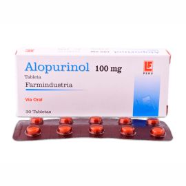 Alopurinol 100 Mg X 30 Tab