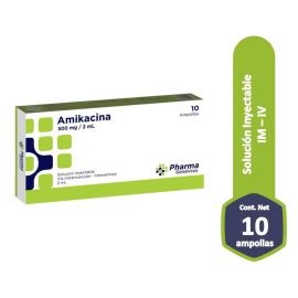 Amikacina Amp 500Mg/2Ml X 10