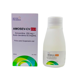 Amosev-Cv 312.5 (250Mg+62.5Mg) 5Ml Pol.Para Susp..Oral X Frasco 60Ml