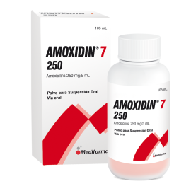 Amoxidin 7 Susp 250Mg X 105Ml