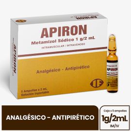 Apiron Amp 1G/2Ml X 5 Und