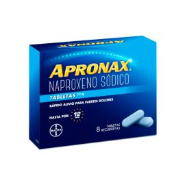 Apronax 275 Mg X 8 Tabletas Recubiertas