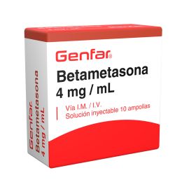 Betametasona 4Mg/1Ml Sol. Iny. X 10 Ampollas I.M/I.V