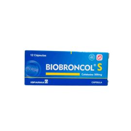 Biobroncol S 500Mg X 12 Capsulas