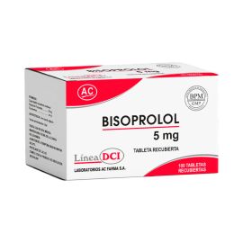 Bisolol 5 Mg X100 Tabletas Recubiertas