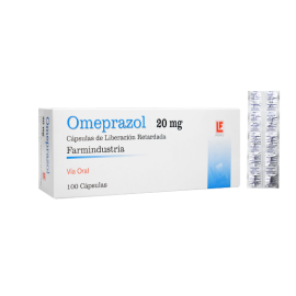 Omeprazol 20 Mg X 100 Cap