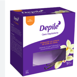 depile cera depiladora extracto de vainilla