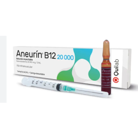 Aneurin B12 20000 20 000 Mcg 2Ml Solucion Inyectable X 1 Amp