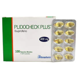 Plidocheck Plus 400Mg X100 Capsula Blandas