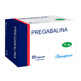 Pregabalina 75 Mg X 30 Cap