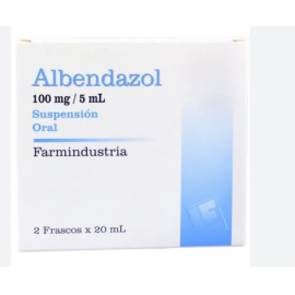 Albendazol 100Mg 5Ml 20Ml X 2