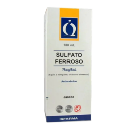 Sulfato Ferroso 75Mg 5Ml X 180 Ml