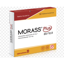MORASS PLUS 20/12 MG 30 CAP 