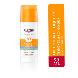 protector solar  oil control tinted anti brillo tono claro 