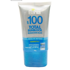 bloqueador  solar bahia total sunblock 