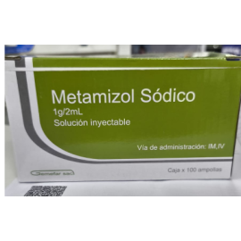 Metamizol Sodico 1G 2Ml Sol Iny X 100 Ampollas