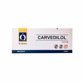 Carvedilol 12.5 Mg 30 Tab