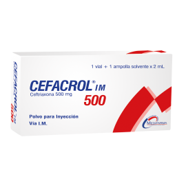 Cefacrol 500 Amp Im 2Ml X 1