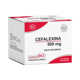 CEFALEXINA 500 MG X 100 TAB.