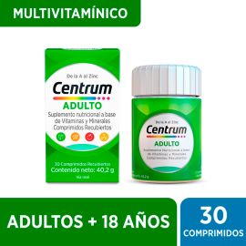 Centrum Adulto X30 Comprimidos Recubiertos