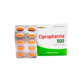 Cipropharma 500Mg X 100 Tabletas Recubiertas