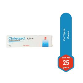 Clobetasol 0 05 Crema X 25 Gr