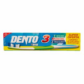 Dento 3 Tri/Accion + Cepillo X 204 Gr