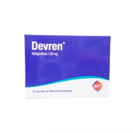 Devren 150 Mg X 10 Capsulas De Liberacion Prolongada