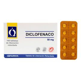 Diclofenaco 50Mg X 100 Tab