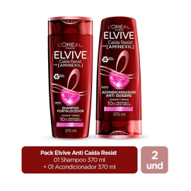 Elvive Shampoo  Acondicionad Pack Resist Con Aminexil