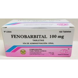 FENOBARBITAL 100MG X 100 TABLETAS