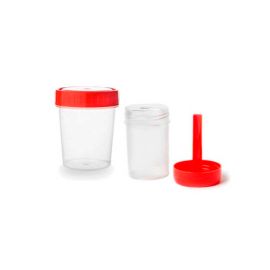 Frascos Con Espatula Tapa Roja 30Ml -Deslb