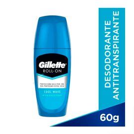 Gillette Desodorante Roll On 60 Gr Cool Wave