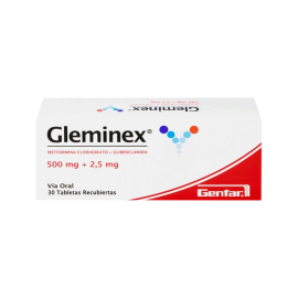 Gleminez 500Mg + 2.5Mg X 30 Tab Recubiertas