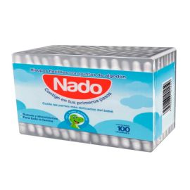 Hisopos Nado X 100 Bastbio Pta Algodon