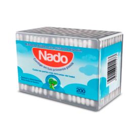 Hisopos Nado X 200 Bastflex Pta Algodon