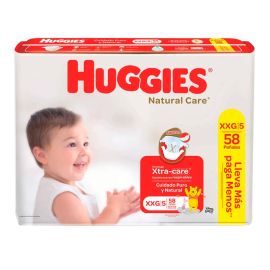 Huggies Natural Care Paqueton Xxg X 58