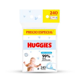 Huggies Puro Y Natural Toallitas Humedas 240