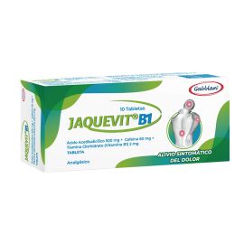 Jaquevit B1 500Mg+50Mg+2Mg X 10 Tabletas