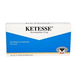 Ketesse 25 Mg X 20 Tab