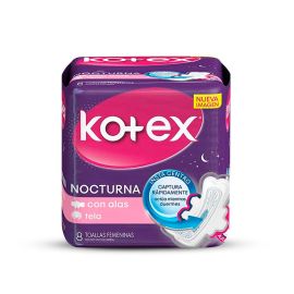 Kotex Nocturna Tela X 8