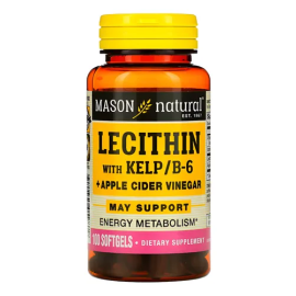 Lecithin With Kelp B6 Plus Apple Cider Vinegar 100 Softg
