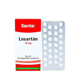 Losartan 50Mg X30 Comprimido Recubiertos