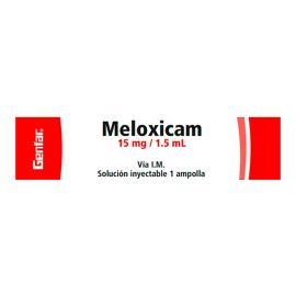 Meloxicam 15Mg 1 5Ml Amp X 5